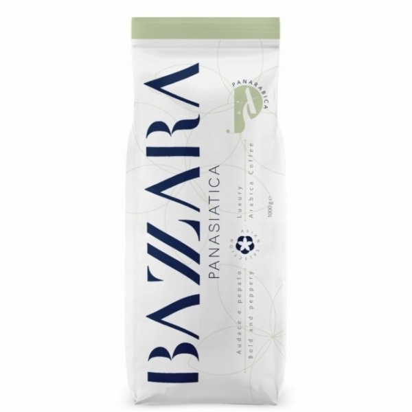 Bazzara Kávová zrna Luxusní směs Panasiatica kávová zrna 1kg