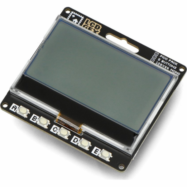 PiMoroni Sada grafických prvků Pico - monochromatický LCD...