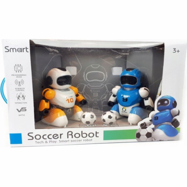 Madej SADA 2 DÁLKOVĚ OVLÁDANÝCH FOTBALOVÝCH ROBOTŮ ZÁPAS