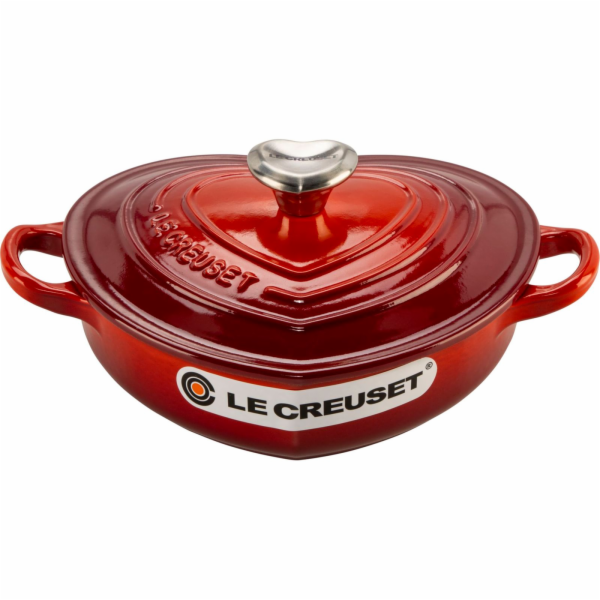 Le Creuset Gourmet Casserole Dish Heart Shaped 20 cm red