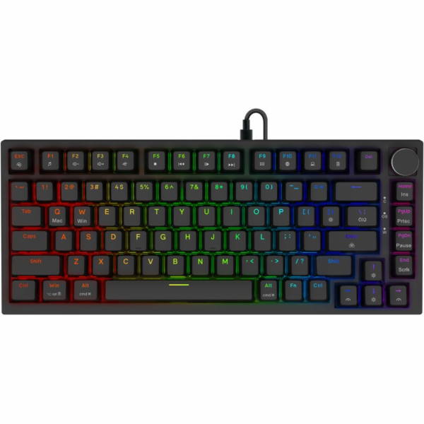Savio ASTRAL BLACK JADE klávesnice Hraní USB QWERTY US Me...