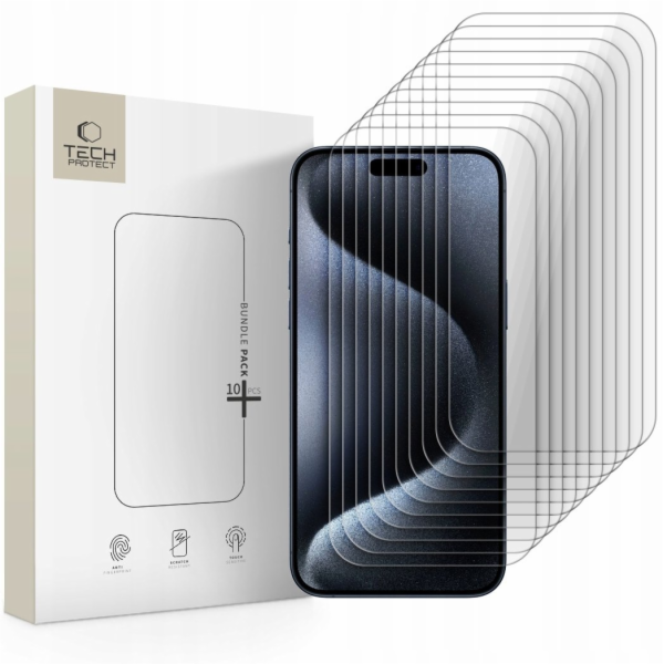 Spigen Tvrzené sklo TECH-PROTECT, balení 10 kusů pro iPho...