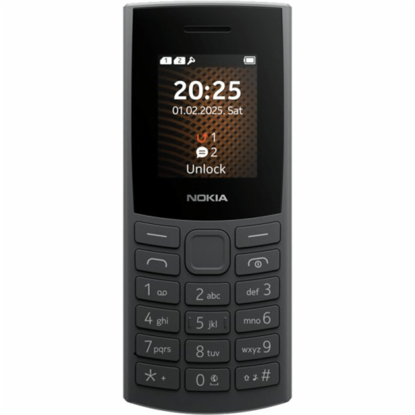 Nokia Mobilní telefon 105 4G TA-1691 DS EU_NOR CHARCOAL