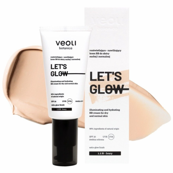 Veoli Botanica Let s Glow rozjasňující a hydratační BB kr...