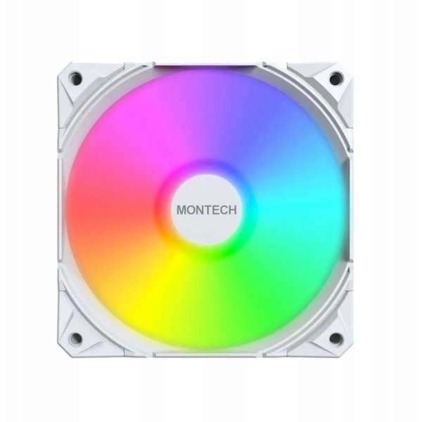 Montech Fan E28 ARGB PWM bílá sada ventilátorů 120 mm (3 ks)