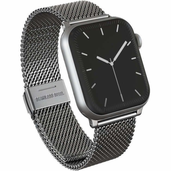 Burga Metal Mesh Elegance pro Apple Watch 42/44 mm (stříb...