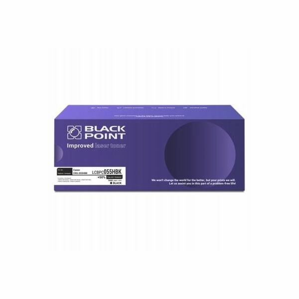 Black Point [LCBPC055HBKC] Toner BP (Canon CRG-055HBK) ve...