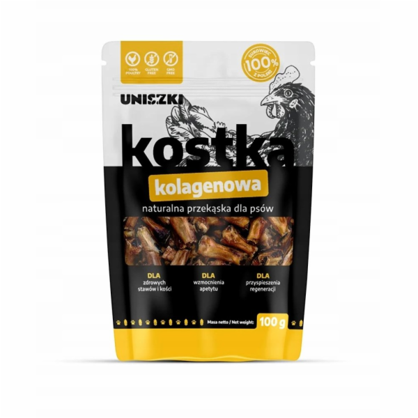 UNISZKI Kolagenová kostka - pamlsek pro psa - 100g