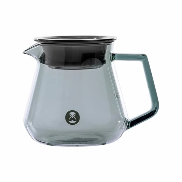 Timemore Skleněná konvice na kávu, průhledná černá, 600 ml