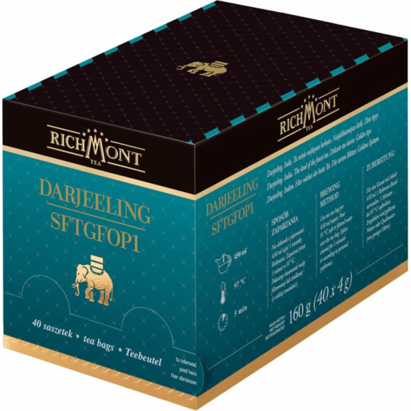 Richmont Černý čaj Darjeeling SFTGFOP1 40x4g
