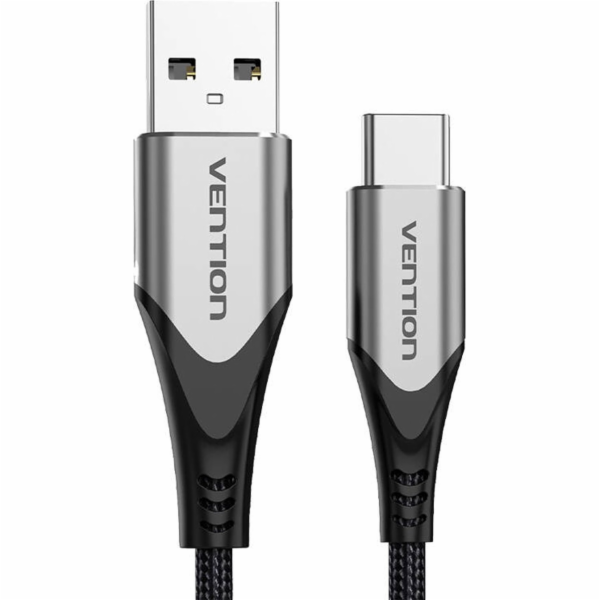 Vention CODHF USB kabel USB 2.0 1 m USB A USB C Hliník, Č...