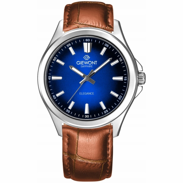 Giewont Pánské hodinky Elegance Sapphire Hnědomodré GW516...