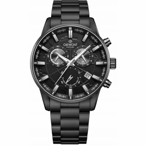 Giewont Pánské hodinky Chronograf Sapphire Black GW4580-B1