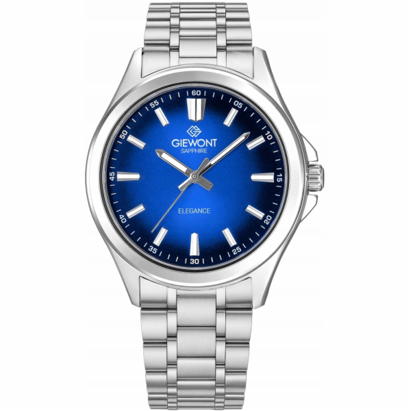 Giewont Pánské hodinky Elegance Sapphire Silver Blue GW51...