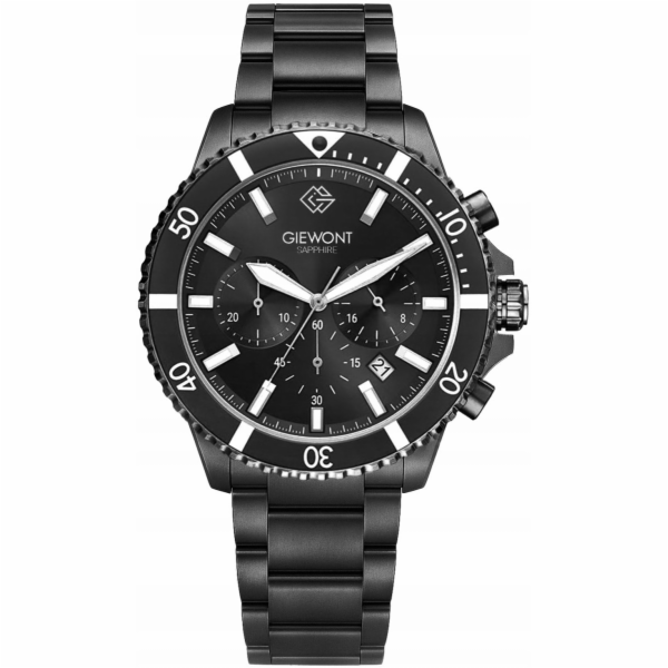 Giewont Pánské hodinky Chronograf Sapphire Black GW3970-B4