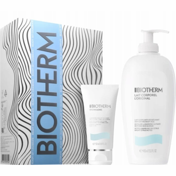 Biotherm SET (tělové mléko 400 ml + vitamíny BIOMAINS 50 ml)