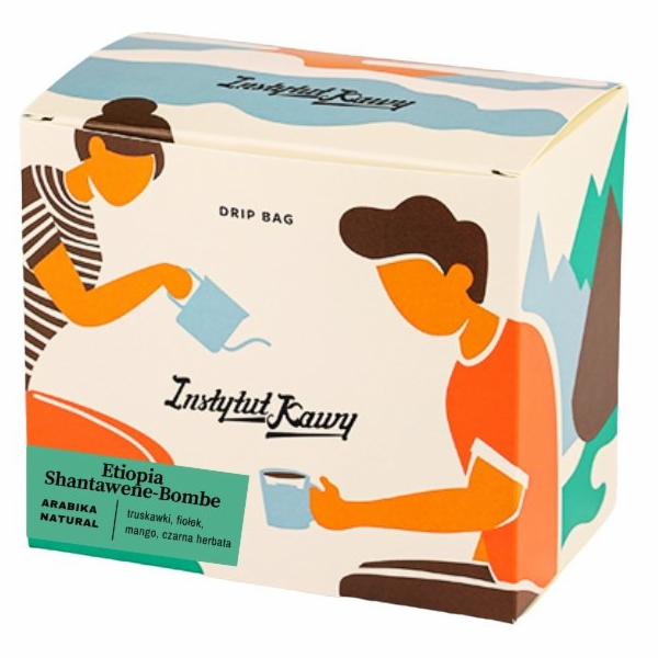 Instytut Kawy Mletá káva Drip Bag Coffee Institute Ethiop...