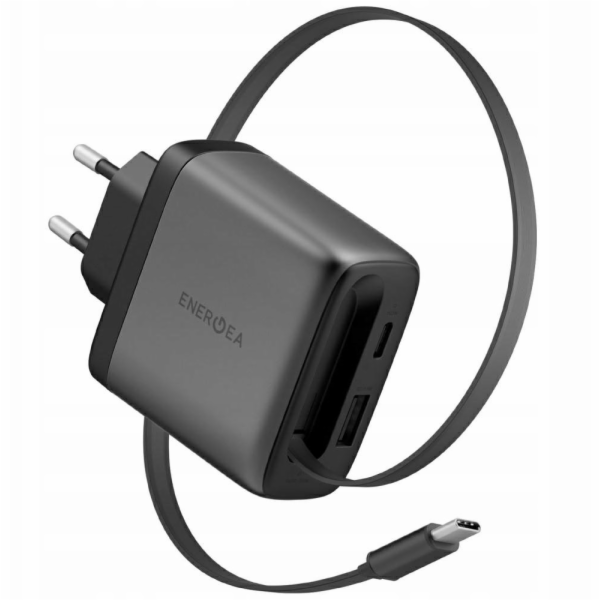 Energea Nabíječka Ampcharge Arc 65 USB-A/USB-C do zásuvky...
