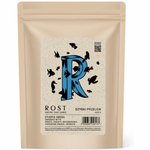 NoName Kávová zrna ROST Ethiopia Abeba Fast Transfer 1kg