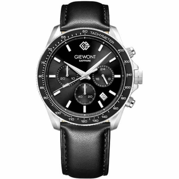 Giewont Pánské hodinky Chronograf Sapphire Black GW3520-A4