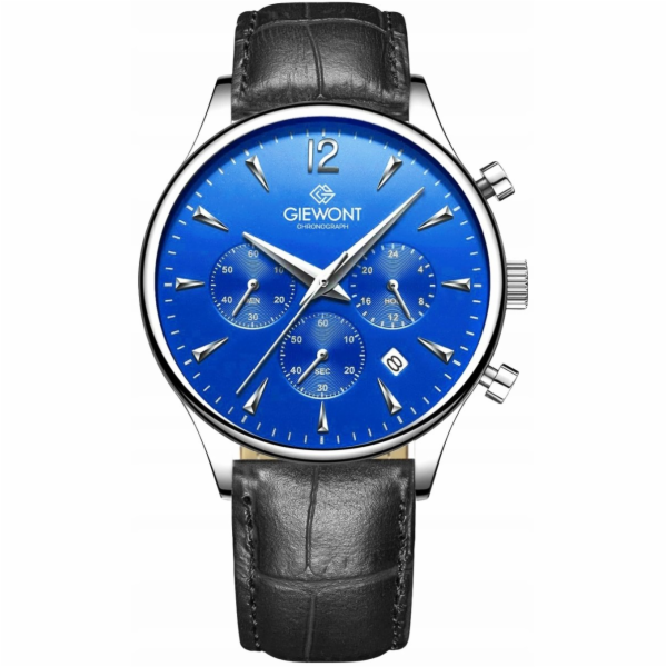 Giewont Pánské hodinky Chronograph Sapphire Black and Blu...