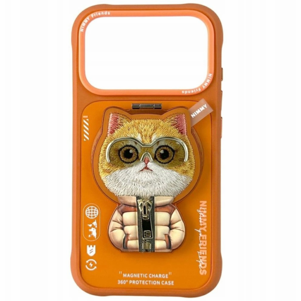 Nimmy Kryt Cool&Cute 2.0 s kočkou pro iPhone 17 Pro s mag...