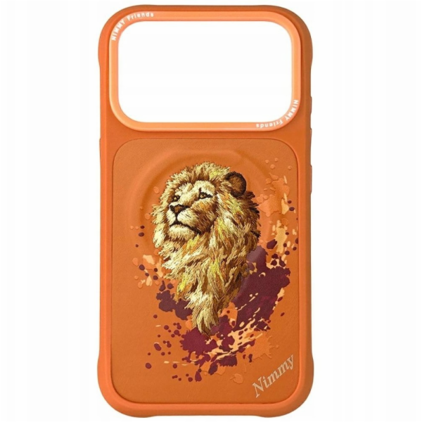Nimmy Lion MagSafe Case pro iPhone 17 Pro oranžové