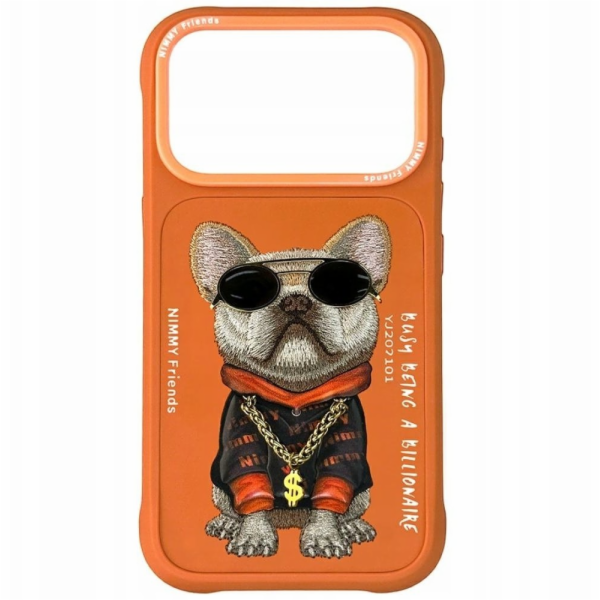 Nimmy Kryt Cool Dog pro iPhone 17 Pro Max oranžový