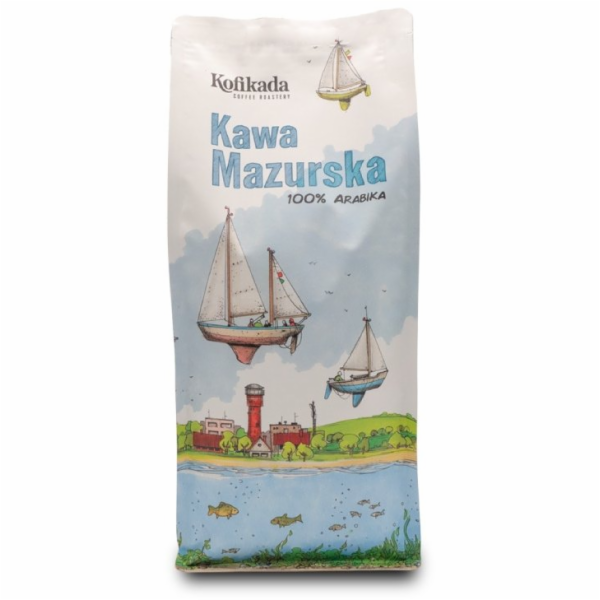Kofikada Kávová zrna Kávová zrna Mazurska Espresso Blend 1kg