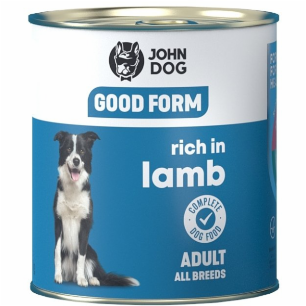 JOHN DOG Good Form Rich in lamb - vlhké krmivo pro psy - ...