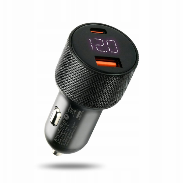 everActive Nabíječka do auta CC-50Q QC3.0 75W 1X USB + 1X...
