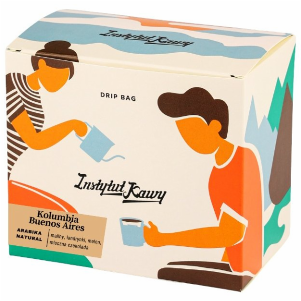 Instytut Kawy Mletá káva Drip Bag Coffee Institute Colomb...