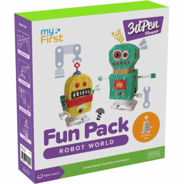 XMaster myFirst 3dPen Make Filaments Fun Pack - kreativní...