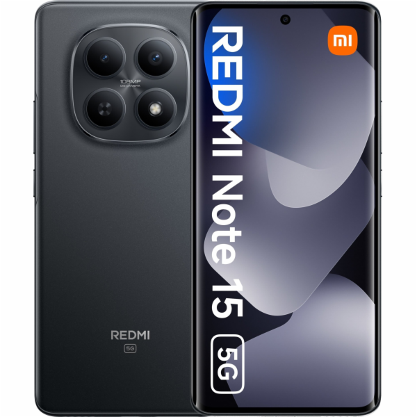 XIAOMI TELEFON REDMI NOTE 15 5G 6/128GB ČERNÝ
