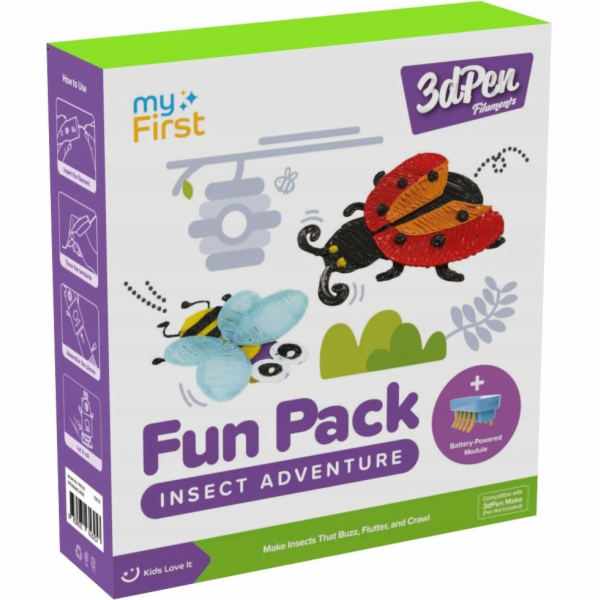 NoboKids myFirst 3dPen Make Filaments Fun Pack - kreativn...