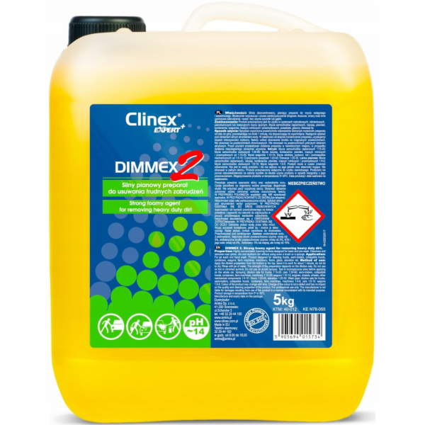 CLINEX Expert+ Dimmex 2 – Silný pěnivý prostředek pro ods...
