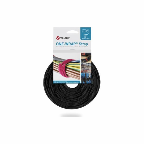 Velcro Páska na suchý zip One Wrap 20 mm x 330 mm, 100 ku...