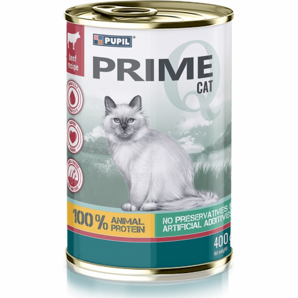 PUPIL Prime Rich in beef and liver - mokré krmivo pro koč...