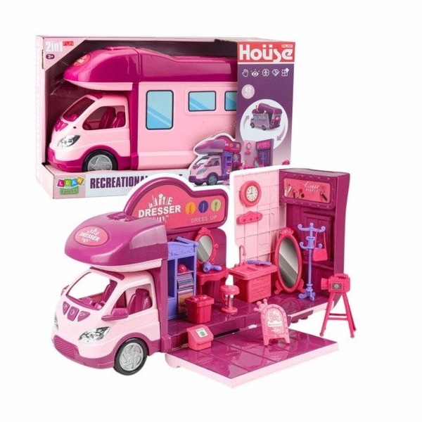 LeanToys Skládací doplňky do šatníku pro panenky Camper r...