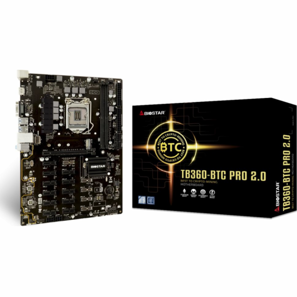 Biostar TB360-BTC PRO 2.0 základní deska Intel® B360 LGA ...