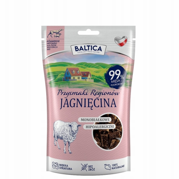 BALTICA Przysmaki regionów Monoprotein Lamb - pamlsek pro...