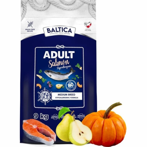 BALTICA Excellent Hypoallergenic Adult Medium breeds Salm...
