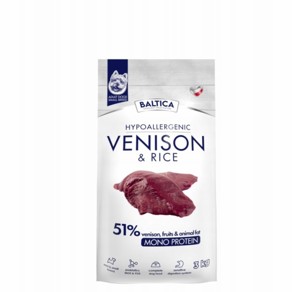 BALTICA Nutraceutic Hypoallergenic Medium breeds Venison ...