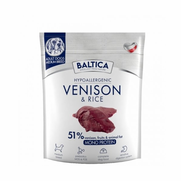 BALTICA Nutraceutic Hypoallergenic Medium breeds Venison ...
