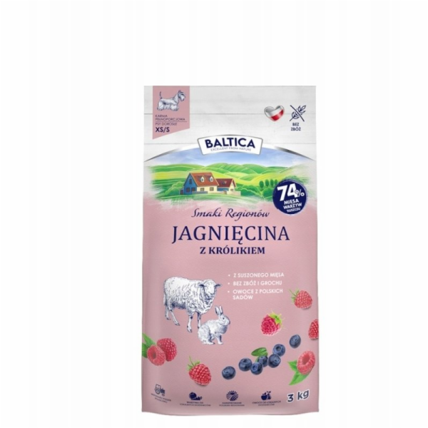 BALTICA Smaki regionów Small breeds Lamb with rabbit - su...