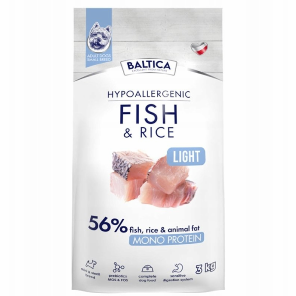 BALTICA Nutraceutic Hypoallergenic Light S Mono Fish with...