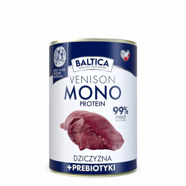 BALTICA Nutraceutic Monoprotein Venison with prebiotics -...
