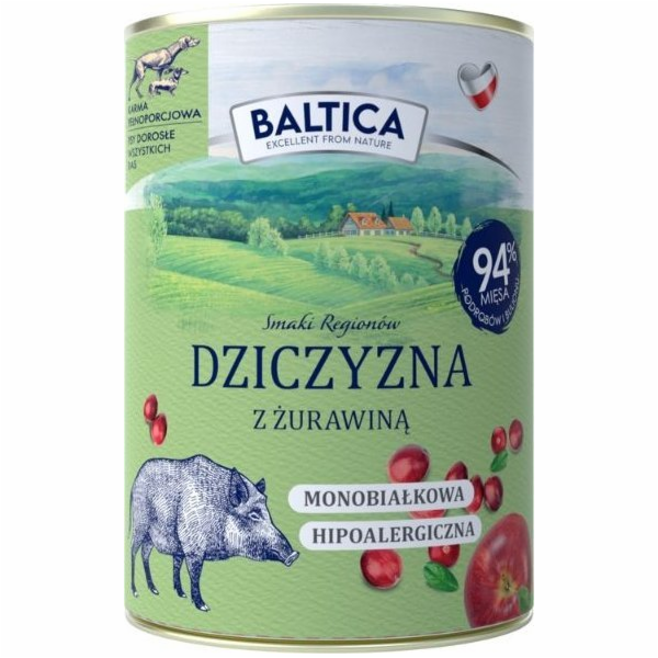 BALTICA Smaki regionów Venison with cranberries - vlhké k...
