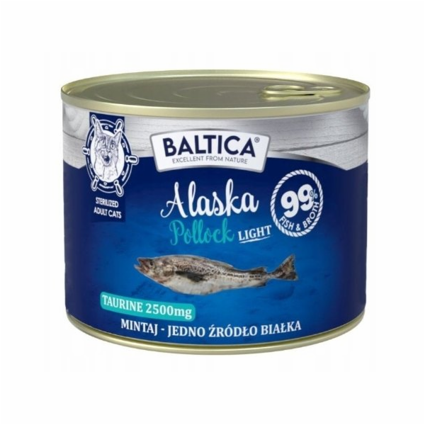 BALTICA Excellent Mono Pollock Light - mokré krmivo pro k...