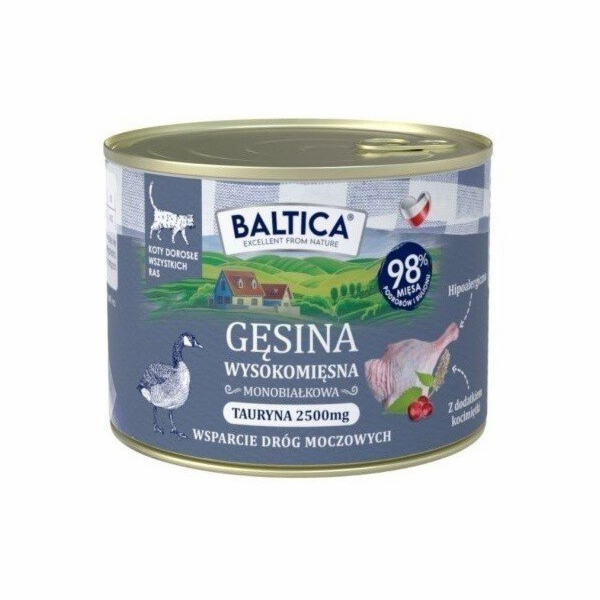 BALTICA Smaki regionów Mono Goose - mokré krmivo pro kočk...